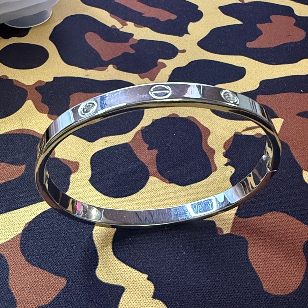 Fashion Bangle Braclet With Stones - image 2